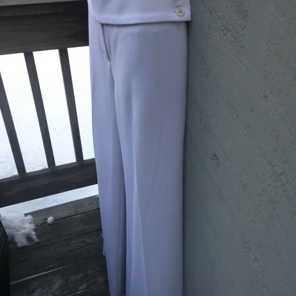 Margarete M White Lined Long Pant Size 10 NWT - Picture 2 of 6